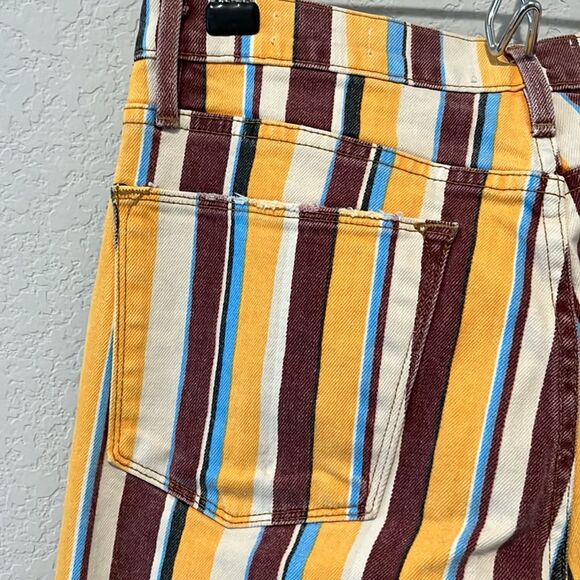 FRAME DENIM Women's Le High Straight Striped Denim Jeans, Size 27 - Picture 10 of 10